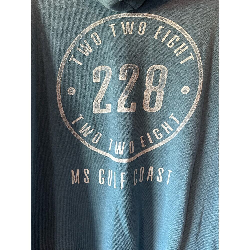 228 Mississippi Gulf Coast Hoodie Size XXL - Picture 4 of 4